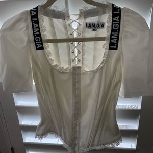 I.AM.GIA corset top